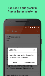 Tela da Frases de Motivação